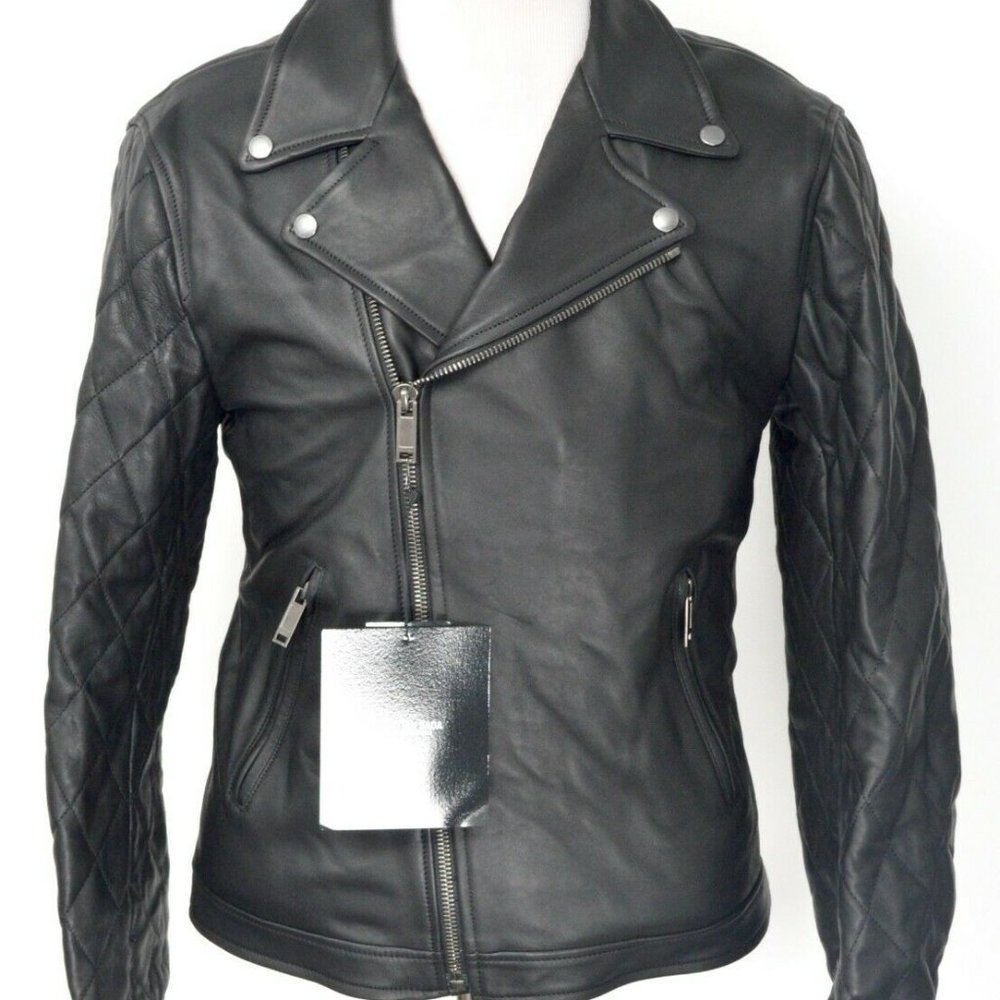 CHRISTIAN DADA Paris Black Motorcycle Jacket 52 Made in JAPAN Masanori Morikawa